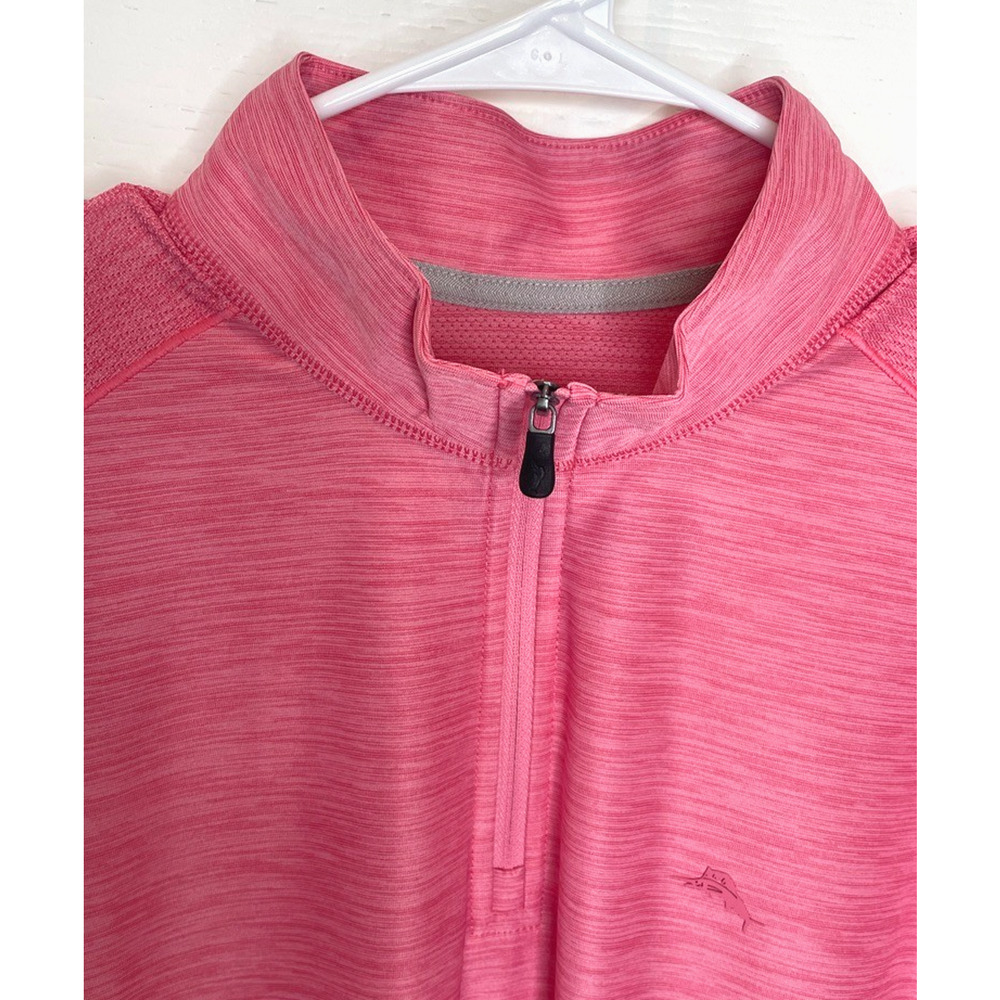 Tommy Bahama Men's IslandZone Quarter Zip Pullover Sz M Golf Performance Active - Picture 4 of 9